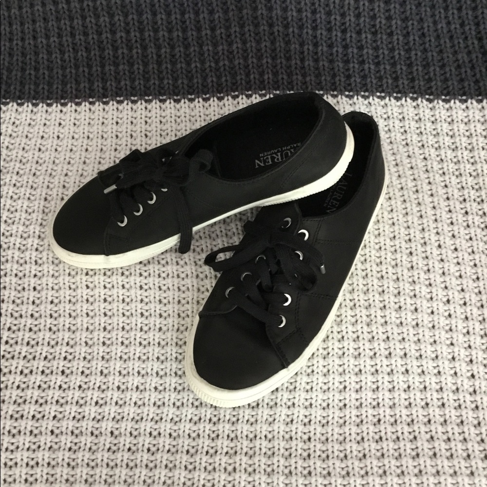 Ralph Lauren Jolie Leather Sneakers